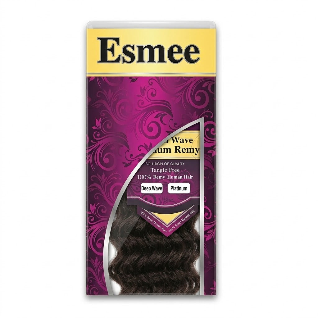 ✨ Extensiones Esmée Spanish Wave 18” Color #1 – 100% Remy Human Hair ✨