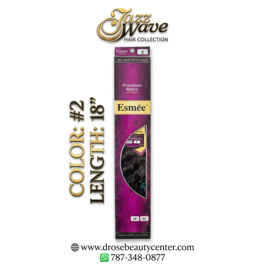 ✨ Extensiones Esmée Spanish Wave 18” Color #2 – 100% Remy Human Hair ✨