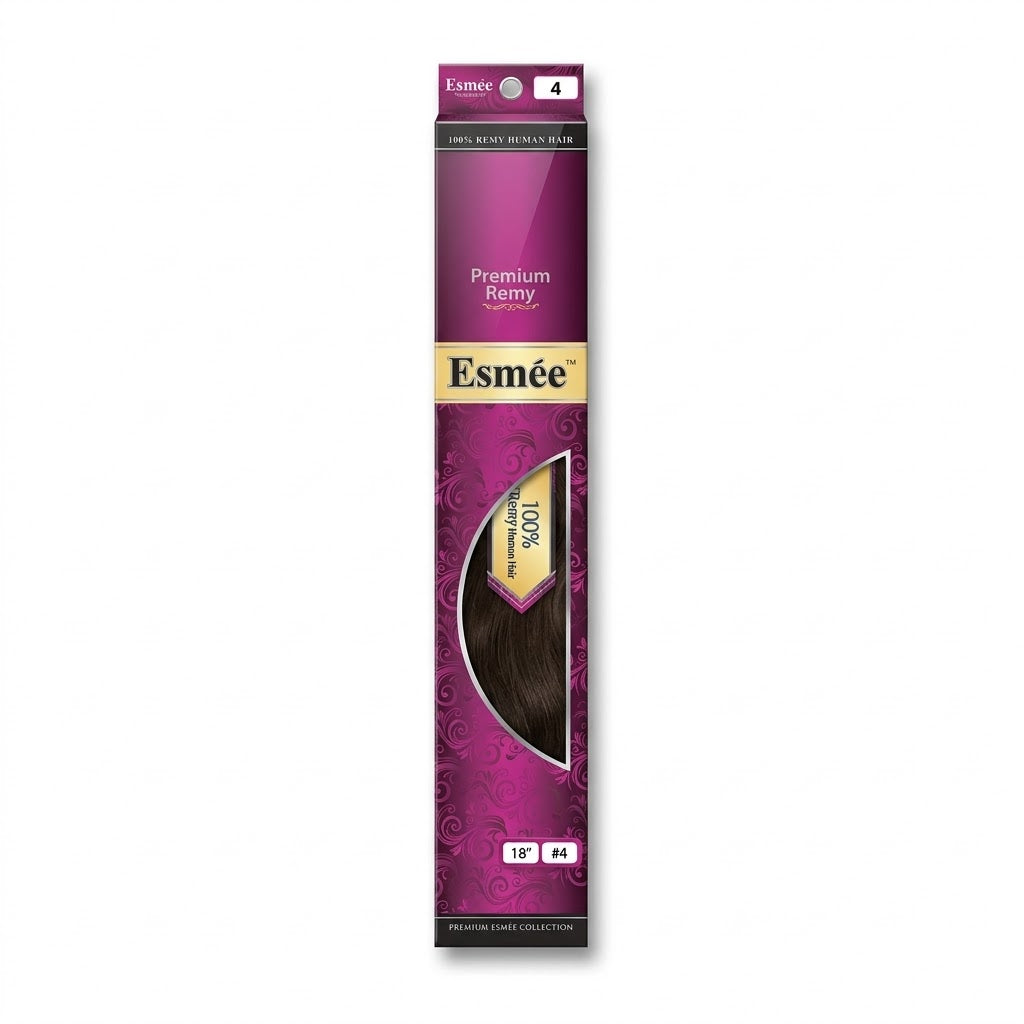 ✨ Extensiones Esmée Spanish Wave 18” Color #4 – 100% Remy Human Hair ✨