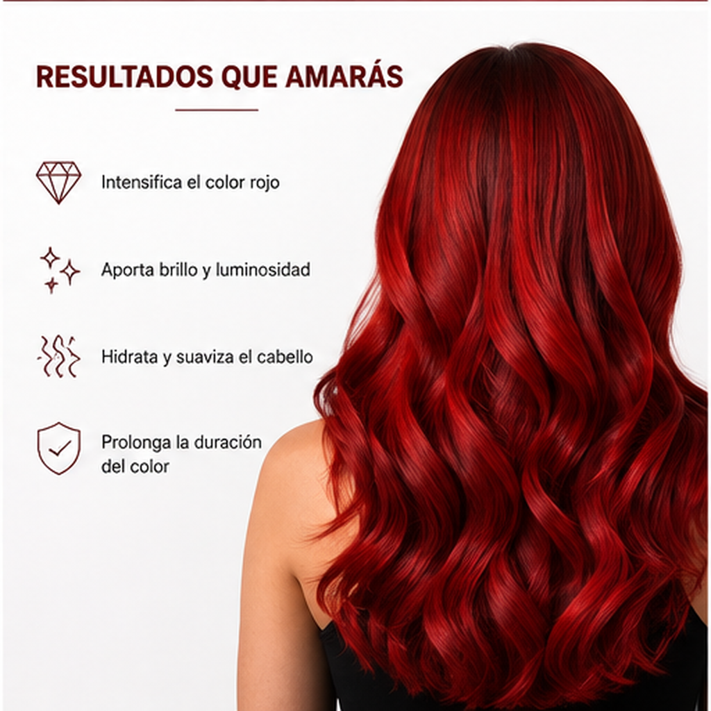 Simone Professional Red Mask SRM8 8 Oz. (118 mL) – Shot Intensificador para Tonos Rojos