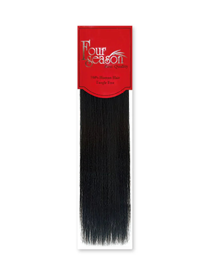 Four Season 100% Human Hair Extensión de Cabello Color #2 18"