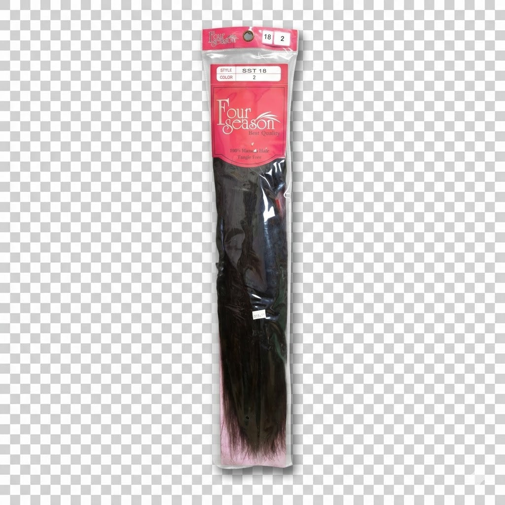 Four Season 100% Human Hair Extensión de Cabello Color #2 18"