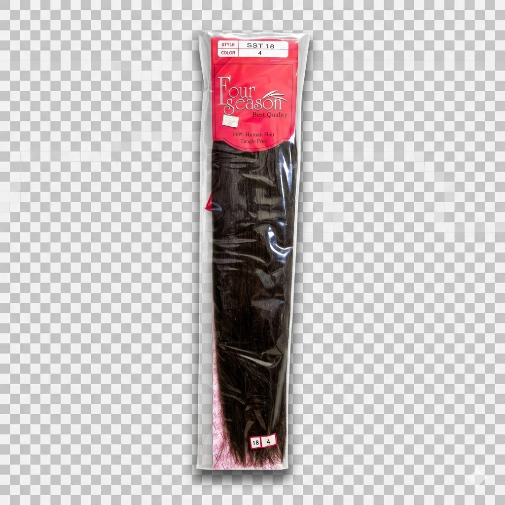 Four Season 100% Human Hair Extensión de Cabello Color #4 18"