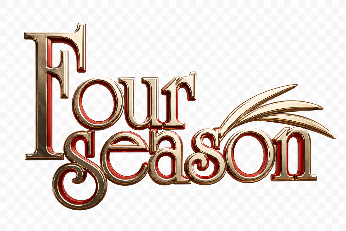 Four Season 100% Human Hair Extensión de Cabello Color #4 18"