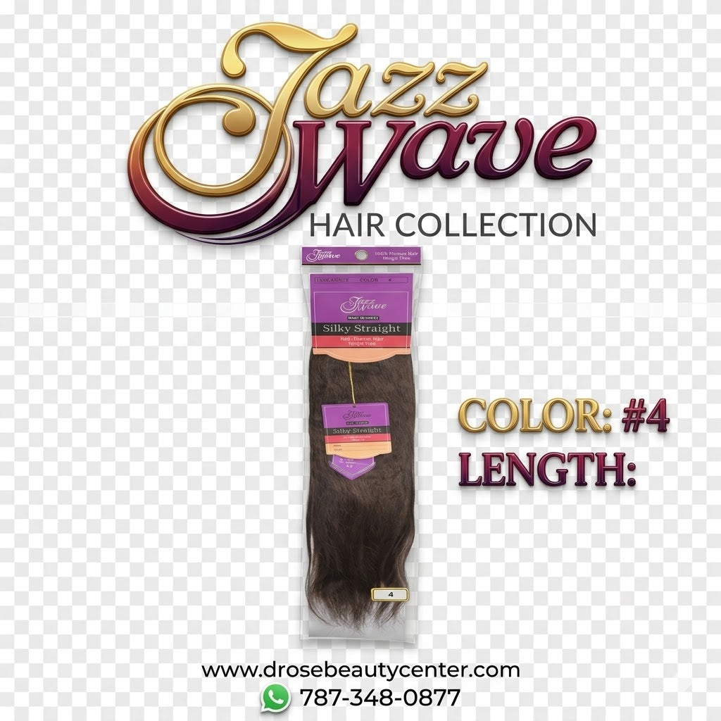 ✨ Extensiones Jazz Wave Silky Straight 18” Color #4 – 100% Cabello Humano Premium ✨