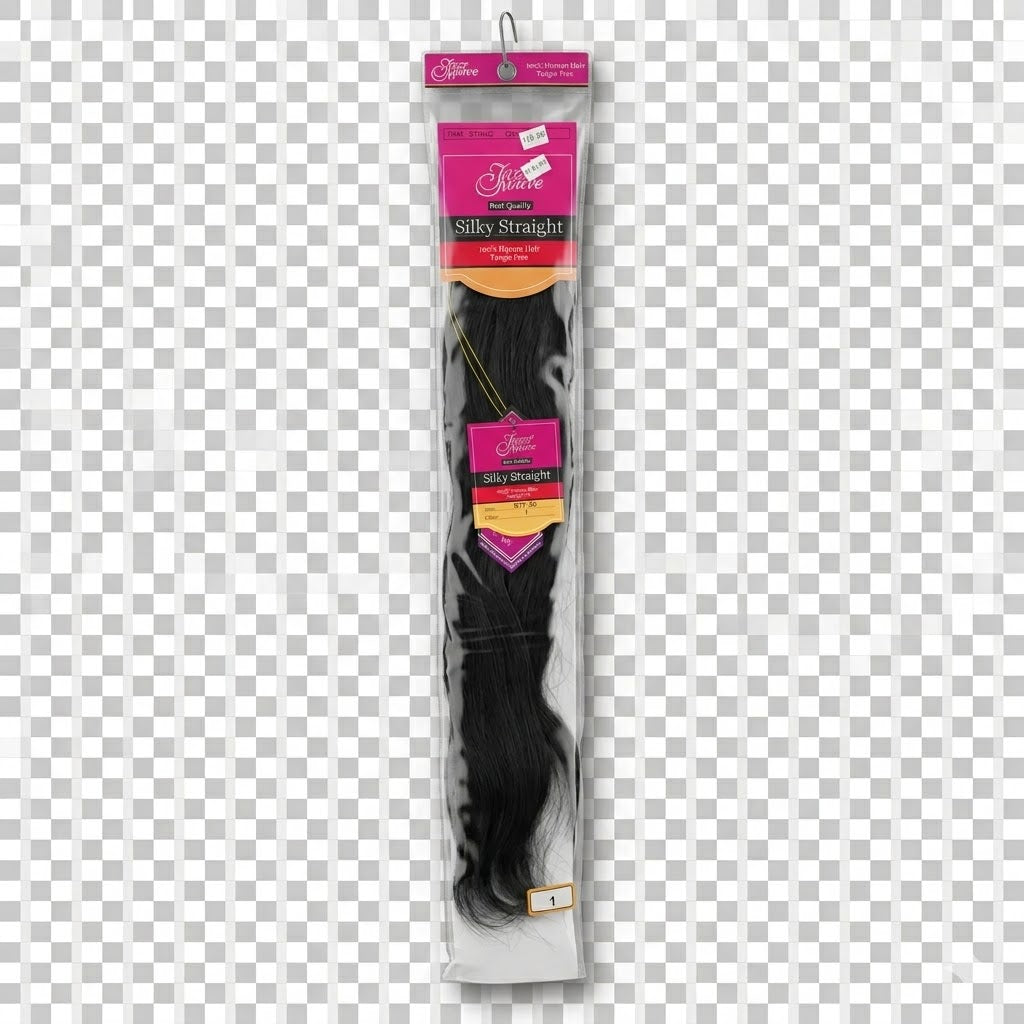 ✨ Extensiones Jazz Wave Silky Straight 22” Color #1 – 100% Cabello Humano Premium ✨
