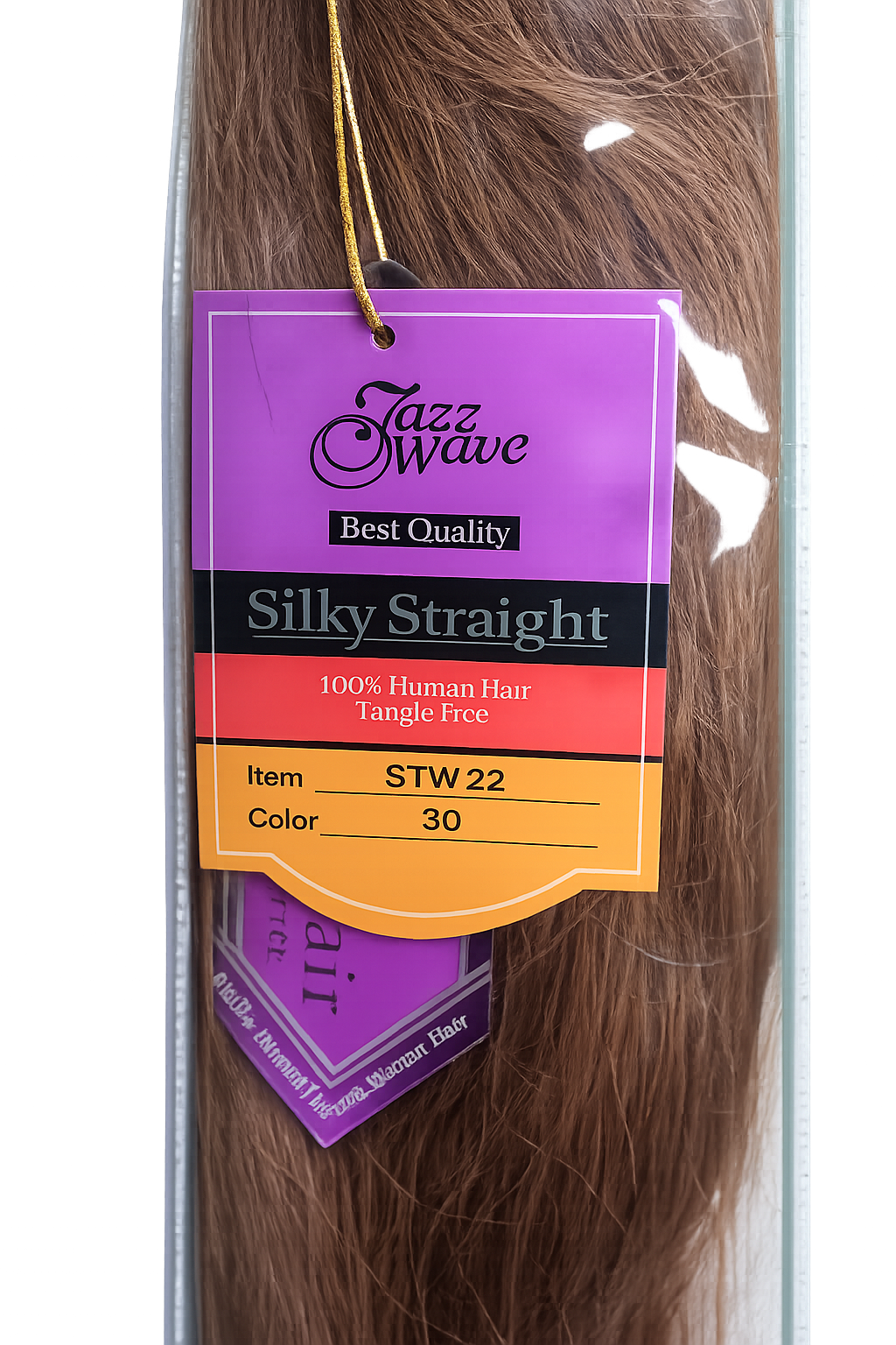 ✨ Extensiones Jazz Wave Silky Straight 22” Color #30 – 100% Cabello Humano Premium ✨