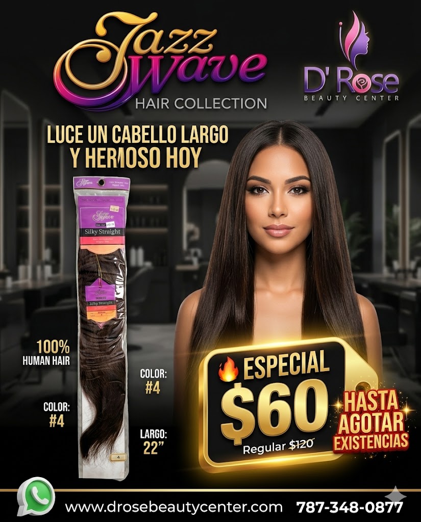 ✨ Extensiones Jazz Wave Silky Straight 22” Color #4 – 100% Cabello Humano Premium ✨