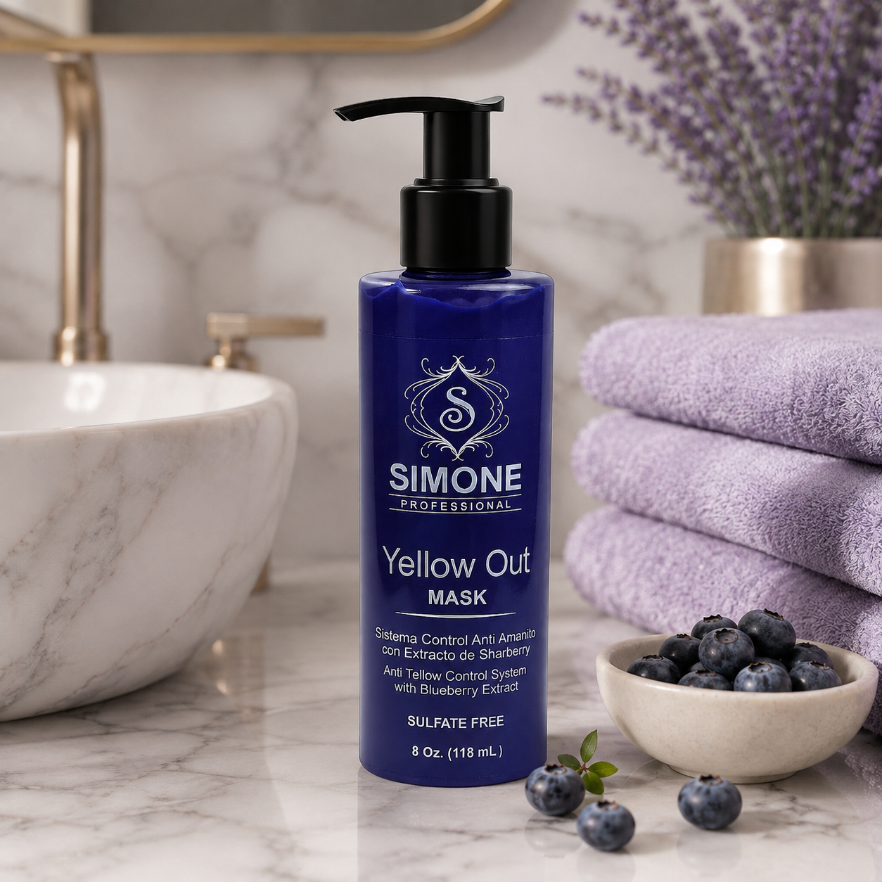 Simone Professional Yellow Out Mask SYOM8 8 Oz. (118 mL)