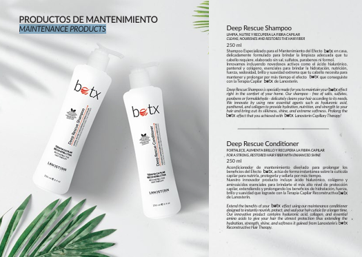 Lanosterín Professional Botx Deep Rescue Conditioner 8.4 oz 702020250