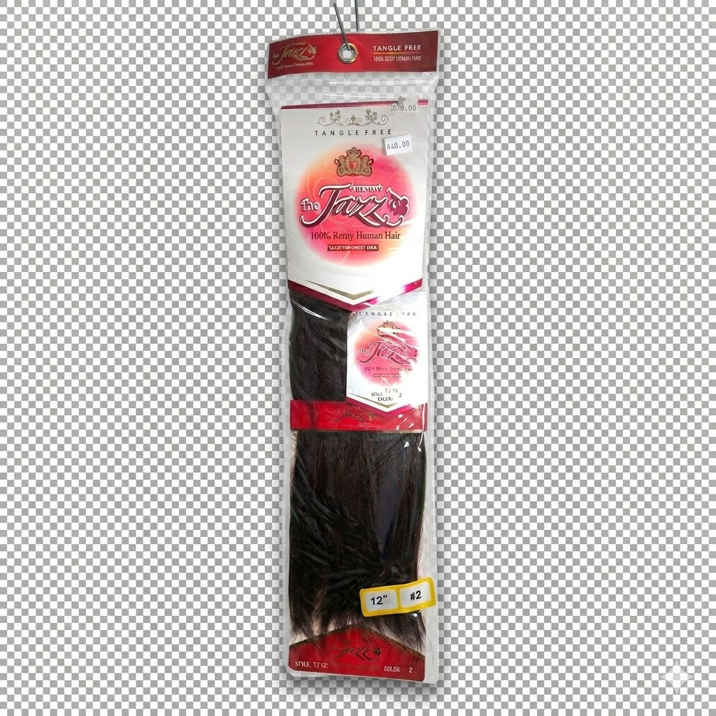 ✨ Extensiones The Jazz Remy Wave 12” Color #2 – 100% Human Hair Tangle Free ✨
