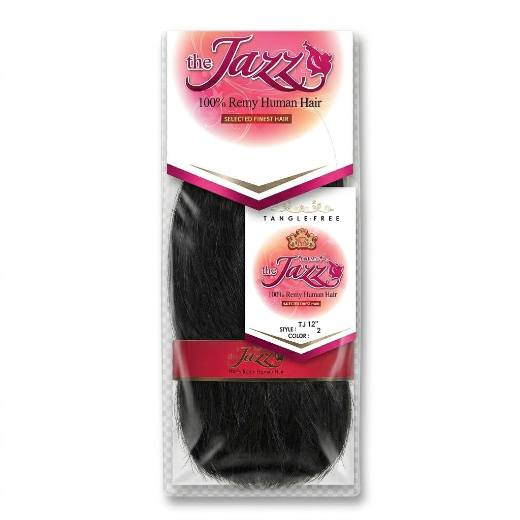 ✨ Extensiones The Jazz Remy Wave 12” Color #2 – 100% Human Hair Tangle Free ✨
