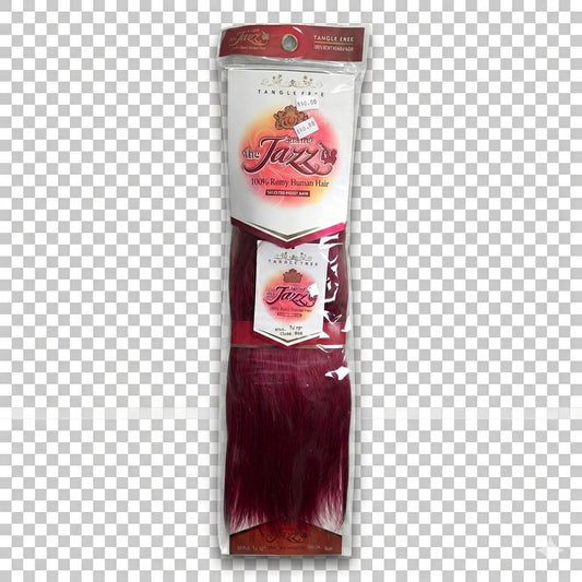 ✨ Extensiones The Jazz Remy Silky Straight 12” Color BURGUNDY – 100% Human Hair Premium ✨