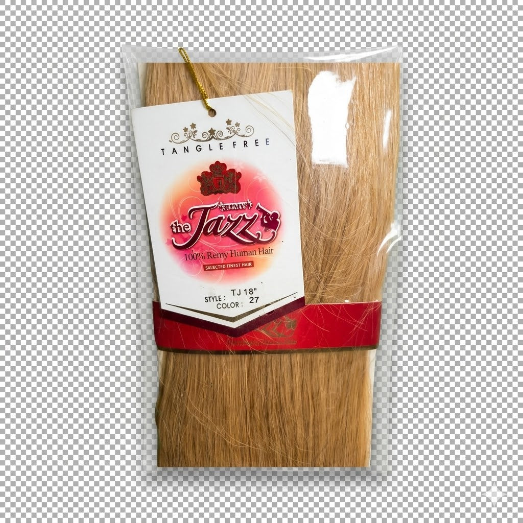 ✨ Extensiones The Jazz Remy Silky Straight 18” Color #27 – 100% Cabello Humano Remy Premium ✨