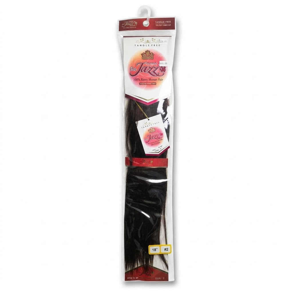 ✨ Extensiones The Jazz Remy Wave 18” Color #2 – 100% Remy Human Hair ✨