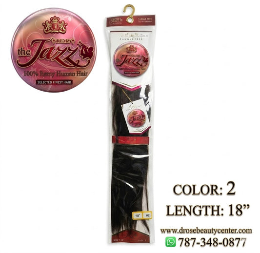 ✨ Extensiones The Jazz Remy Wave 18” Color #2 – 100% Remy Human Hair ✨