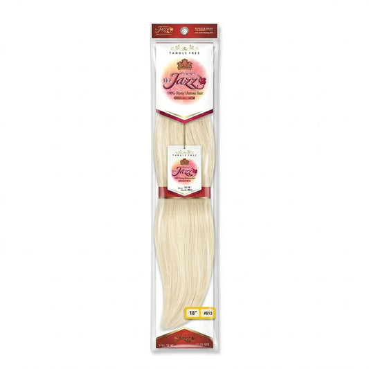 ✨ Extensiones The Jazz Remy Silky Straight 18” Color #613 – 100% Cabello Humano Remy Premium ✨  💎 Logra un cabello largo, sedoso y luminoso