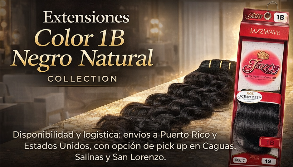 Jazz Wave Ocean Remy 12" Color 1B 100% Remy Human Hair