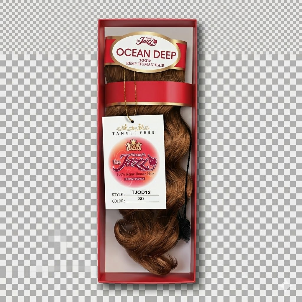 Jazz Wave Ocean Remy 12" Color 30 100% Remy Human Hair