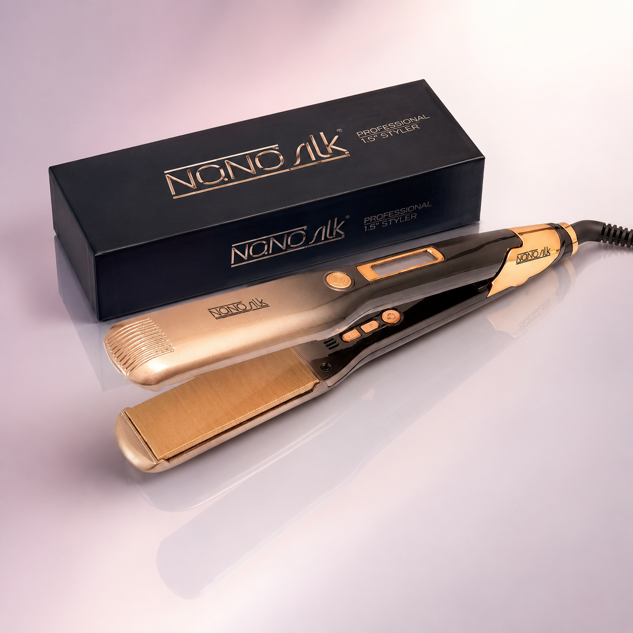 Turbo Power NanoSilk Plancha Profesional 1.5” 450°F TP510