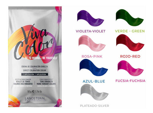 LANOSTERIN PROFESIONAL VIVA COLOR ROJO LVCRED1.76OZ
