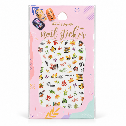 Nail Art Stickers Autumn para Uñas – YZW-S014