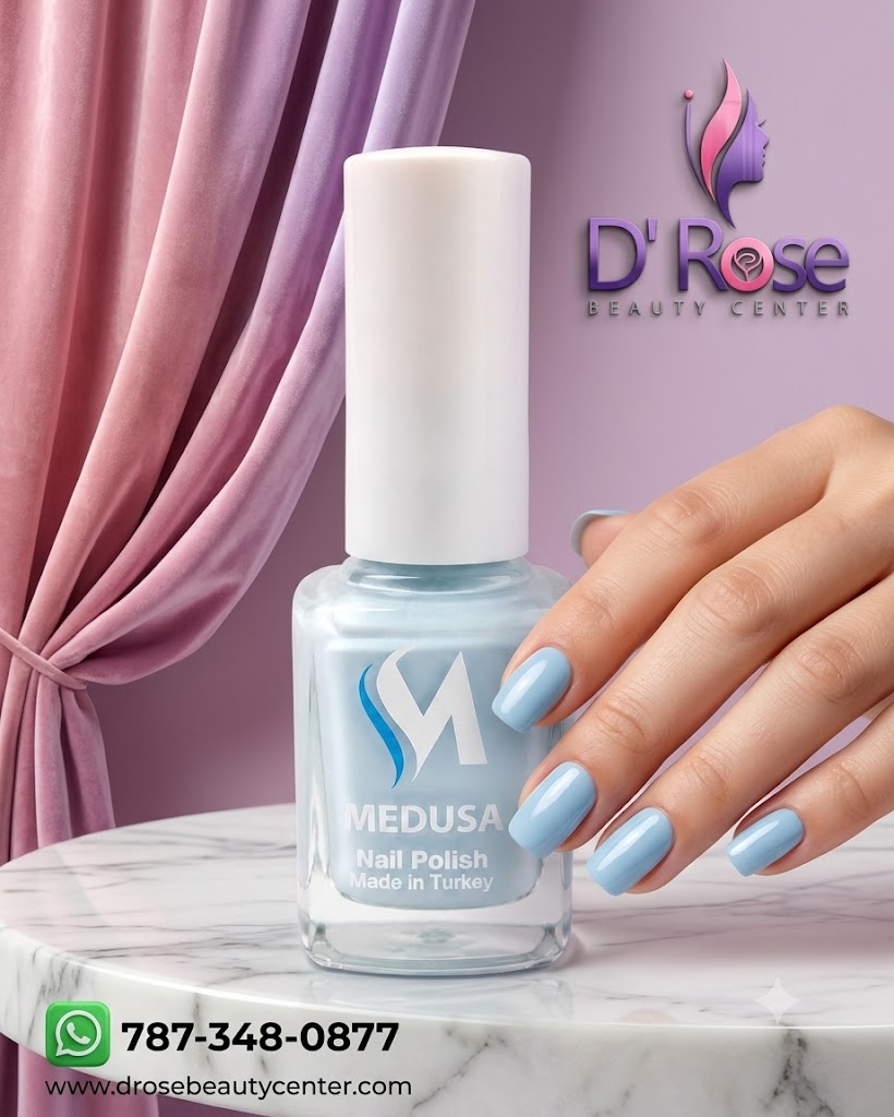 Medusa Nail Polish MNP164 Esmalte Azul Pastel para Uñas