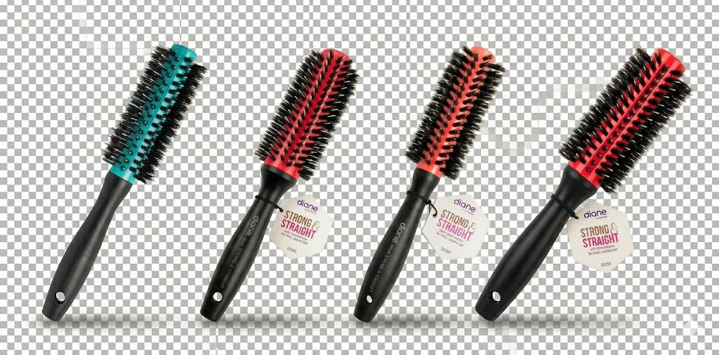 Diane Thermal Porcupine Round Brush Kit 4 PZ D9263–D9266 Strong & Straight para Cabello Grueso y Blowouts Profesionales