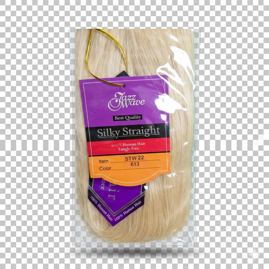 ✨ Extensiones Jazz Wave Silky Straight 22” Color #613 – 100% Cabello Humano Premium ✨