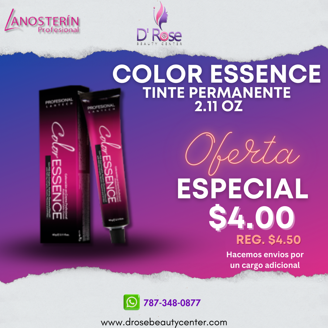 LANOSTERIN PROFESIONAL TINTE COLOR ESSENCE #8.12 RUBIO CLARO CENIZO IRISADO 2.11 OZ CEN1665
