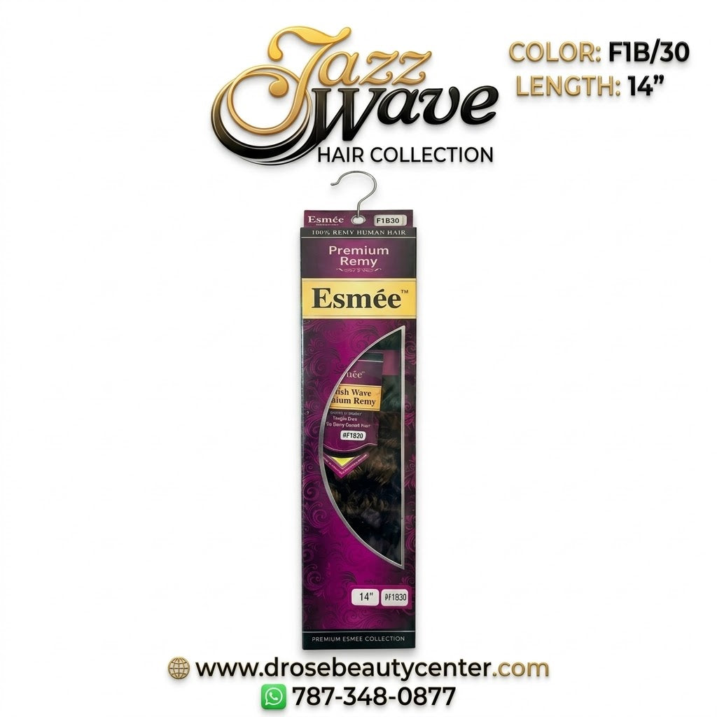 ✨ Extensiones Esmée Spanish Wave 14” Color #F1B/30 – 100% Remy Human Hair ✨