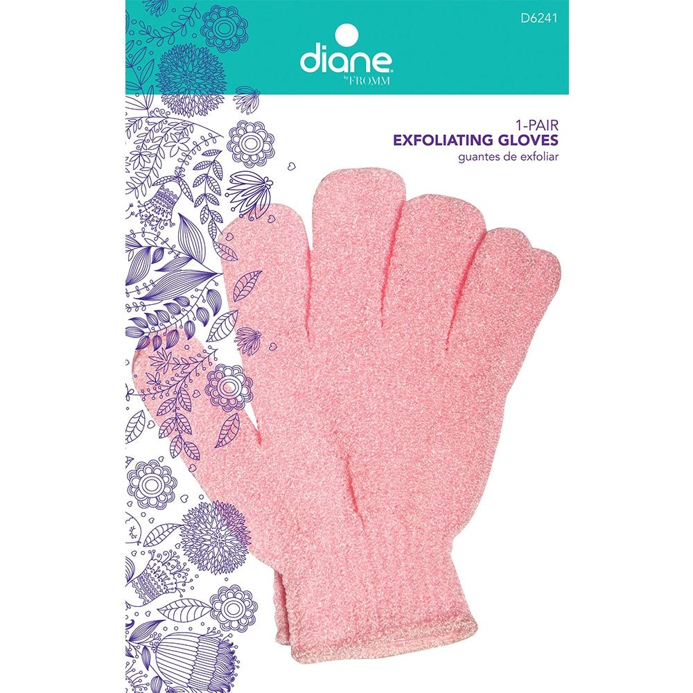 Diane Exfoliating Gloves 1-Pair D6241 – Guantes Exfoliantes para el Cuidado de la Piel