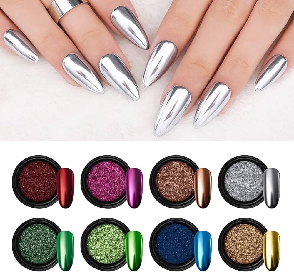 Beauty Style Polvo Decoración de Uñas #6 Verde 2465080