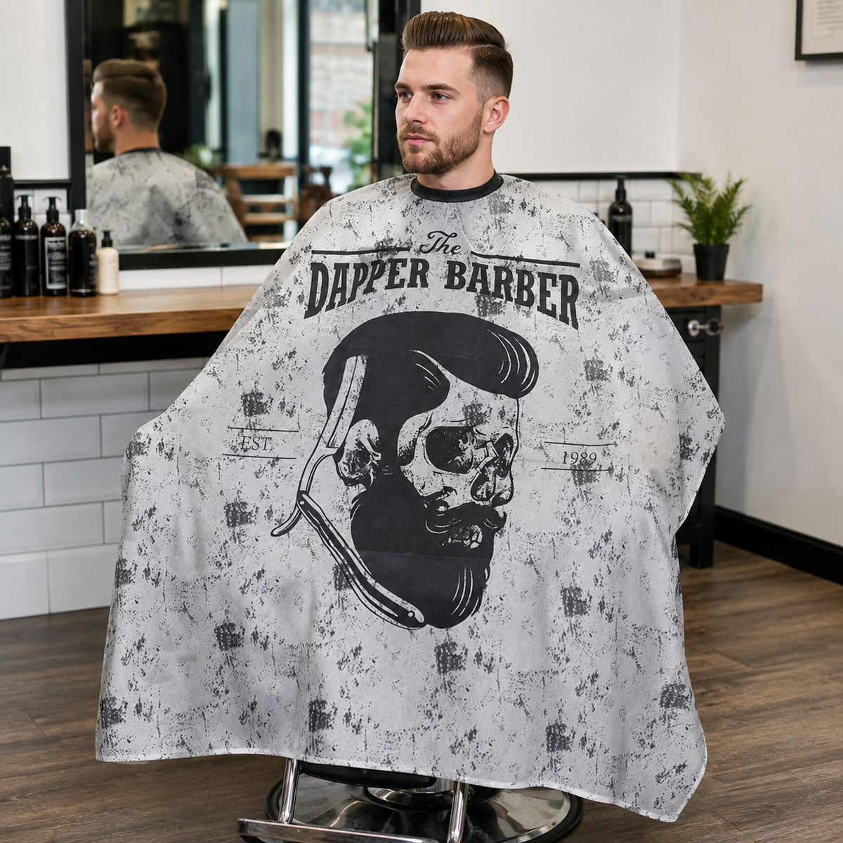 Beauty Style Capa de Corte Dapper Barber 140–160 cm – 0717160