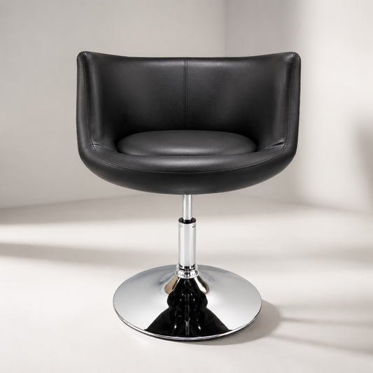 Silla Coqueta Beauty Style 2592001 Hidráulica Negra