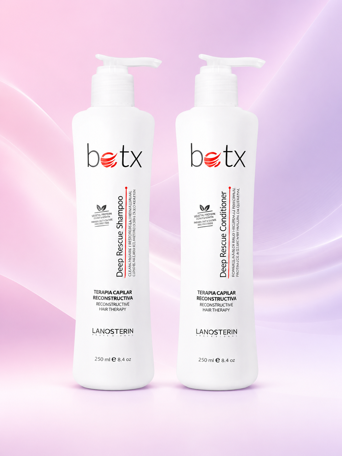 Lanosterín Professional Botx Deep Rescue Duo Kit de Mantenimiento 2 Piezas LPBDRK2