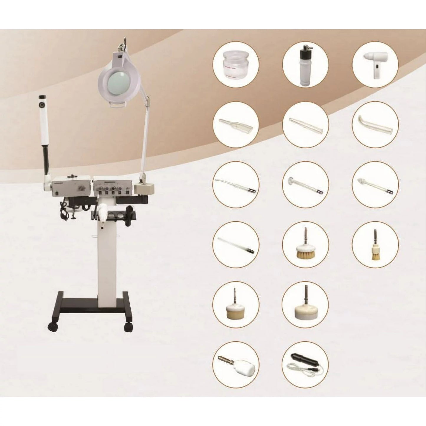 Ikonna Multi Function Steamer 8 in 1 para Estetica FS-8in1