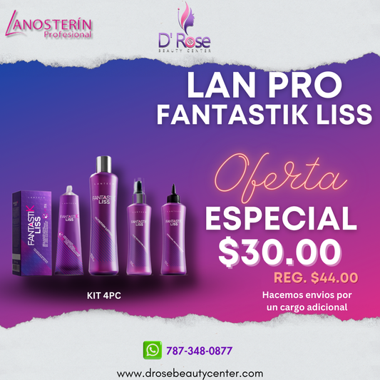 LAN PRO FANTASTIK LISS KIT ALACIANTE 4PC LPFLK4PC