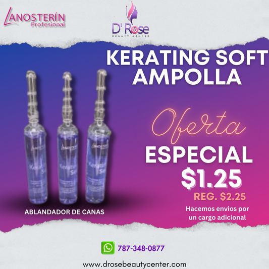 LANOSTERIN PROFESIONAL AMPOLLA KERATIN SOFT .44OZ 630012