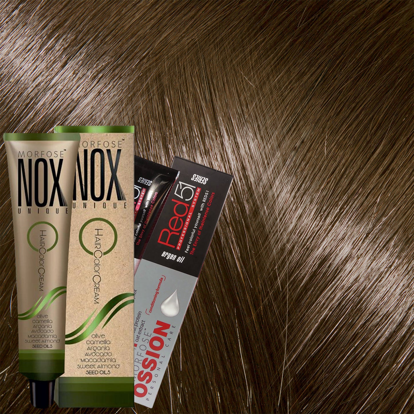 MORFOSE NOX 8.00 INTENSE LIGHT AUBURN | Crema de Coloración Profesional 60ml