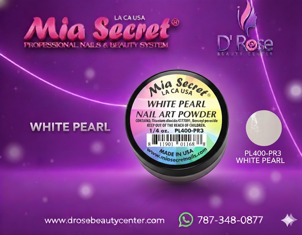 💎✨ MIA SECRET – WHITE PEARL PL400-PR3 Elegancia Perla Profesional para Nail Art de Lujo ✨💎