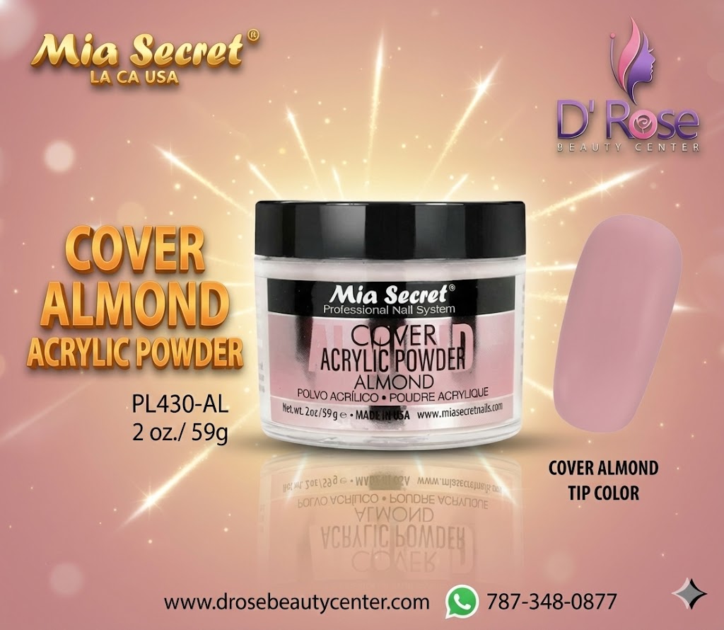 💖✨ Mia Secret® Cover Almond – Acrílico Cover Profesional 2 oz (PL430-AL) ✨💖