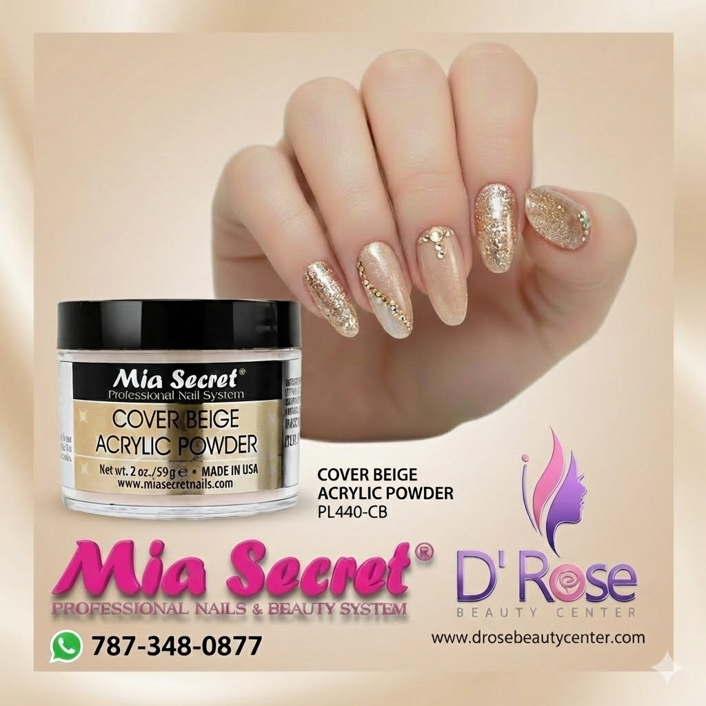 💖✨ Mia Secret® COVER BEIGE 2 oz – Base Nude Perfecta | PL430-CB ✨💖