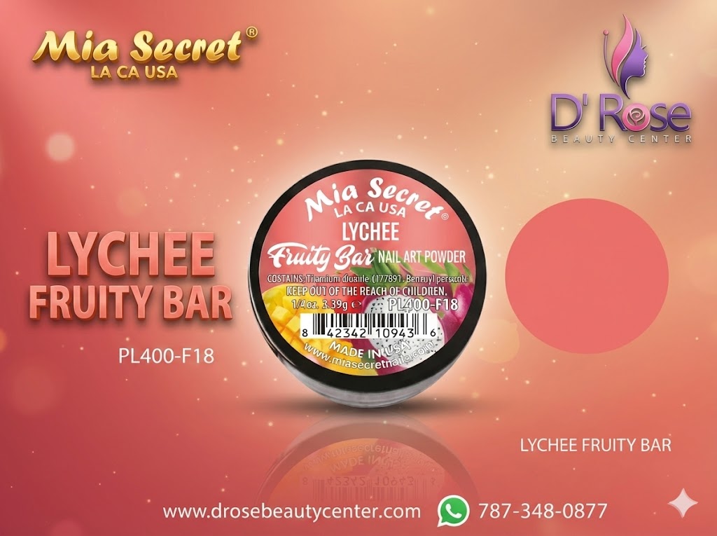 🍑✨ MIA SECRET® LYCHEE – FRUITY BAR COLLECTION | Acrílico Profesional 1/4 oz (PL400-F18)
