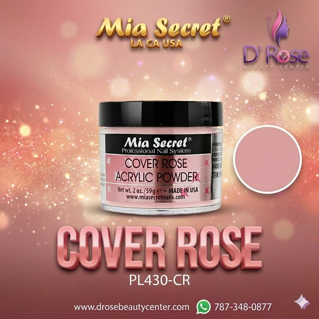 💖✨ Mia Secret® Cover ROSE 2 oz – Acrílico Cover Profesional | PL430-CR ✨💖