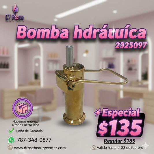 💎 Bomba Hidráulica Pequeña Dorada para Silla de Estilo | Beauty Style 2325097