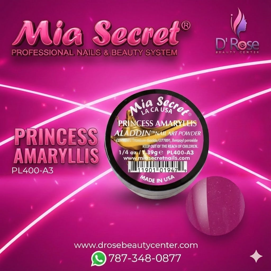 💎✨ PRINCESS AMARYLLIS – Aladdin® Collection | Glitter Acrílico Profesional 1/4 oz ✨💎