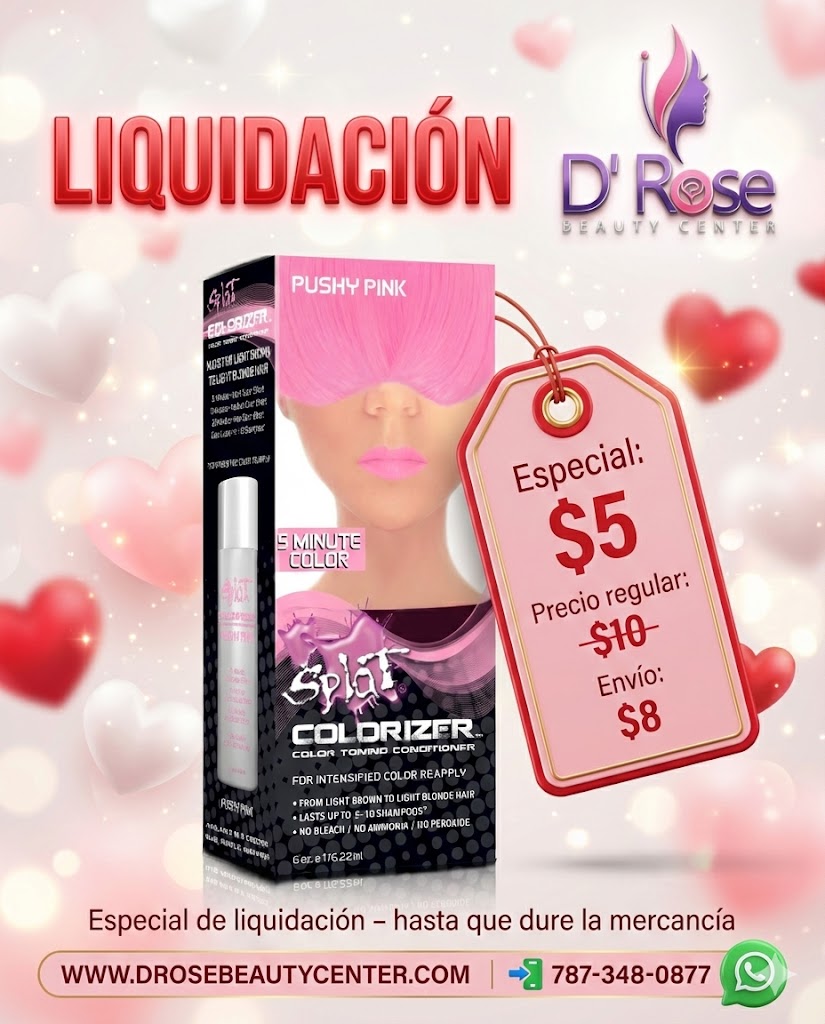 💗🔥 SPLAT Colorizer PUSHY PINK 6oz · Color Fantasía Intenso en 5 Minutos 🔥💗